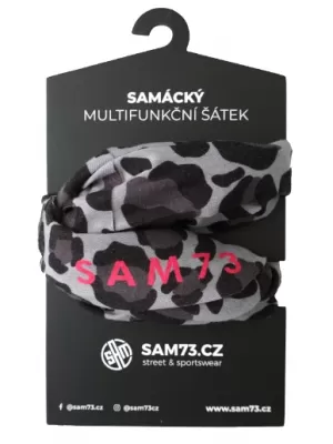 Multifunkčná šatka SAM 73 ANJANA UN 102 sivá