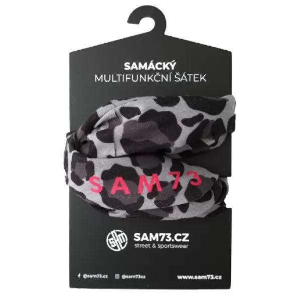  Multifunkčná šatka SAM 73 ANJANA UN 102 sivá 