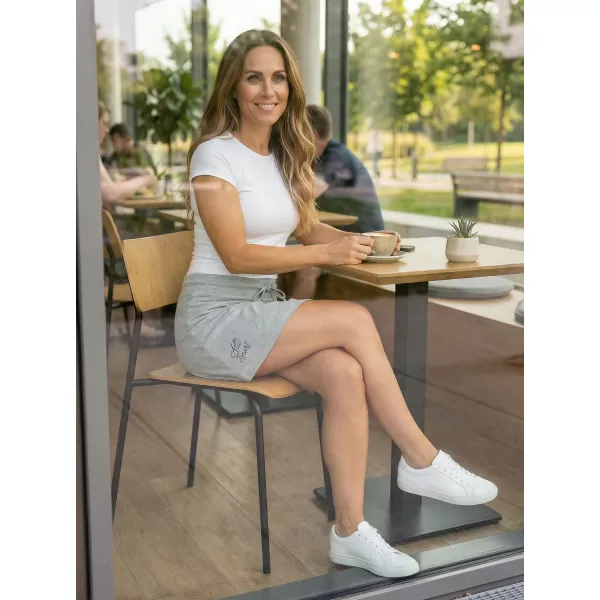  Dámska sukňa ALTISPORT ALW056604 TMAVO ŠEDÝ MELÍR 