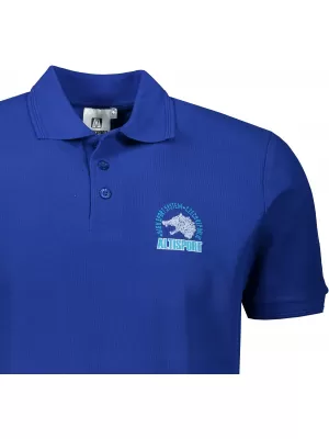 Pánske tričko s golierikom ALTISPORT ALM071203 KRÁĽOVSKÁ MODRÁ