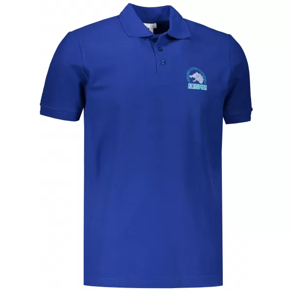  Pánske tričko s golierikom ALTISPORT ALM071203 KRÁĽOVSKÁ MODRÁ 