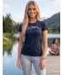 Dámske funkčné tričko ALTISPORT CARRYOVER ALW001140 NÁMORNÍCKA MODRÁ