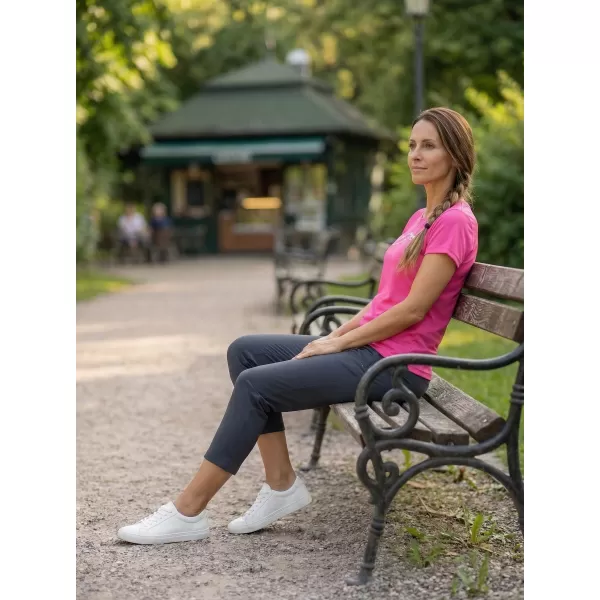  Dámske funkčné tričko ALTISPORT CARRYOVER ALW001140 NEÓNOVO RUŽOVÉ 