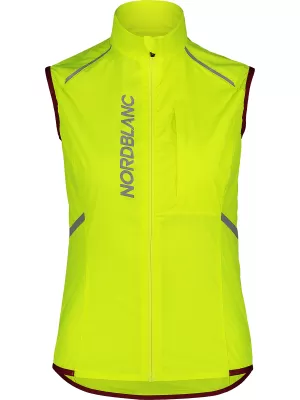 Dámska športová vesta NORDBLANC ROAMER NBSJL7428 žltá
