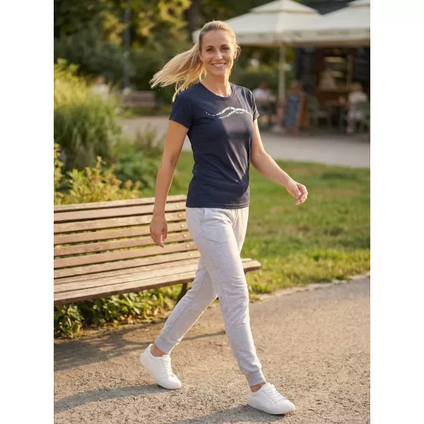  Dámske funkčné tričko ALTISPORT CARRYOVER ALW001140 NÁMORNÍCKA MODRÁ 