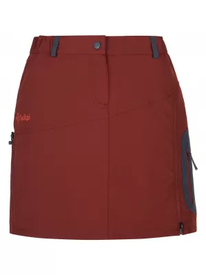 Dámska sukňa KILPI ANA-W PL0032KI TMAVO červená