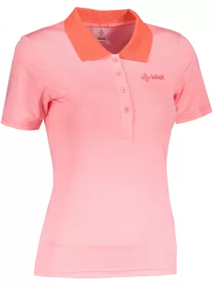 Dámske funkčné tričko KILPI COLLAR-W PL0113KI SVETLO ružová
