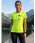 Dámske funkčné tričko ALTISPORT CARRYOVER ALW001140 NEÓNOVÁ ŽLTÁ