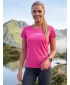 Dámske funkčné tričko ALTISPORT CARRYOVER ALW001140 NEÓNOVO RUŽOVÉ