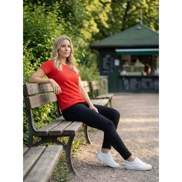  Dámske funkčné tričko ALTISPORT CARRYOVER ALW001140 ČERVENÁ 