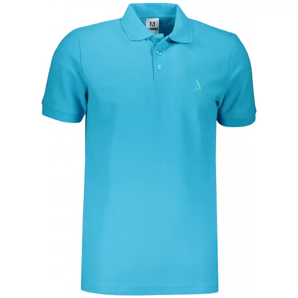  Prémiové pánske tričko s golierom ALTISPORT ALM002203 TYRKYSOVÁ 