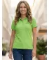 Dámske tričko s golierikom ALTISPORT ALW056210 APPLE GREEN