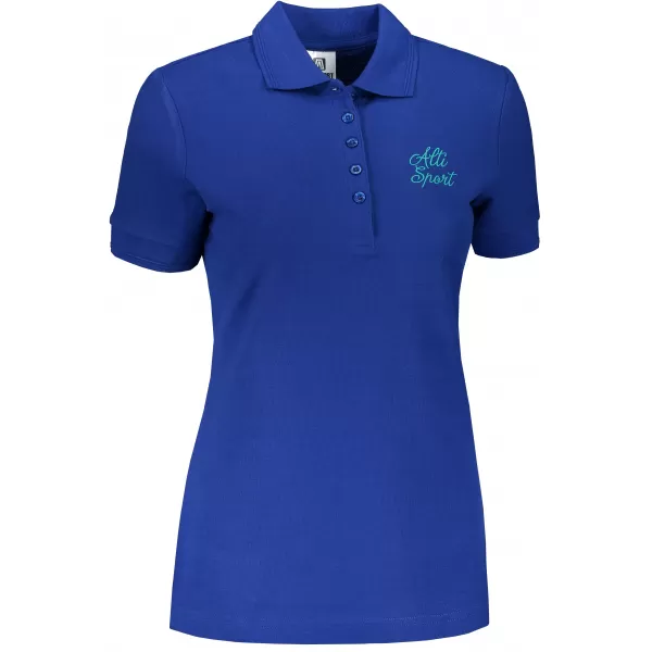  Dámske tričko s golierikom ALTISPORT ALW056210 KRÁĽOVSKÁ MODRÁ 