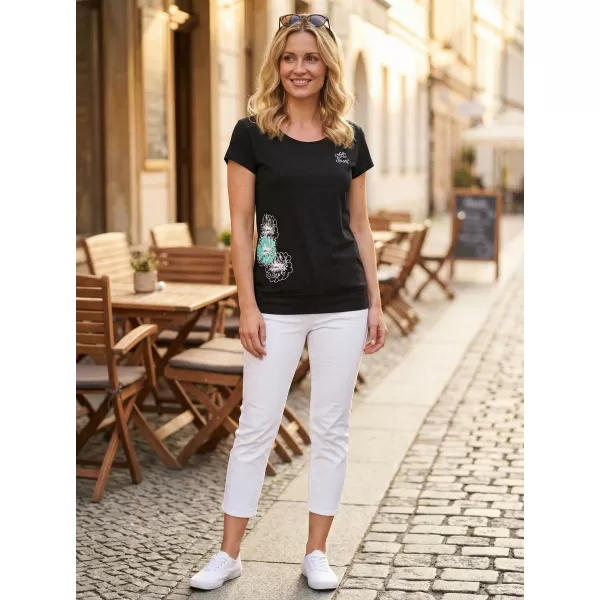  Dámske tričko ALTISPORT ALW106120 čiernomodrá 