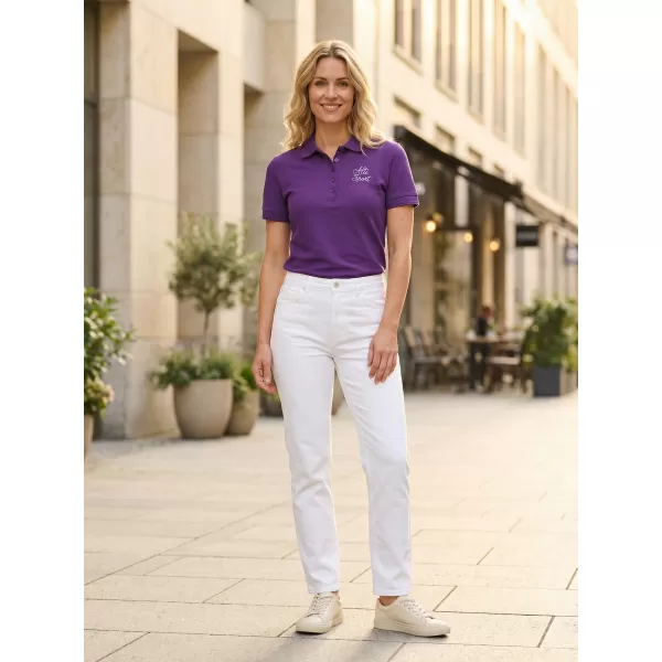  Dámske tričko s golierikom ALTISPORT ALW056210 FIALOVÁ 