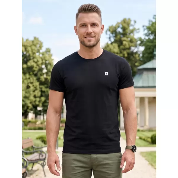  Prémiové pánske tričko ALTISPORT CARRYOVER ALM065153 ČIERNOBIELY 