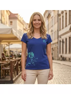Dámske tričko ALTISPORT ALW108162 KRÁĽOVSKÁ MODRÁ
