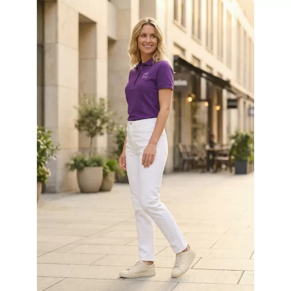  Dámske tričko s golierikom ALTISPORT ALW056210 FIALOVÁ 