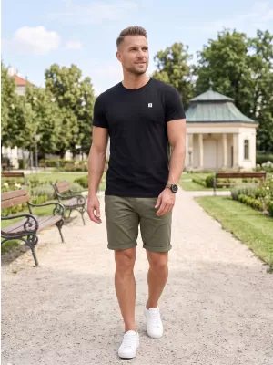 Prémiové pánske tričko ALTISPORT CARRYOVER ALM065153 ČIERNOBIELY