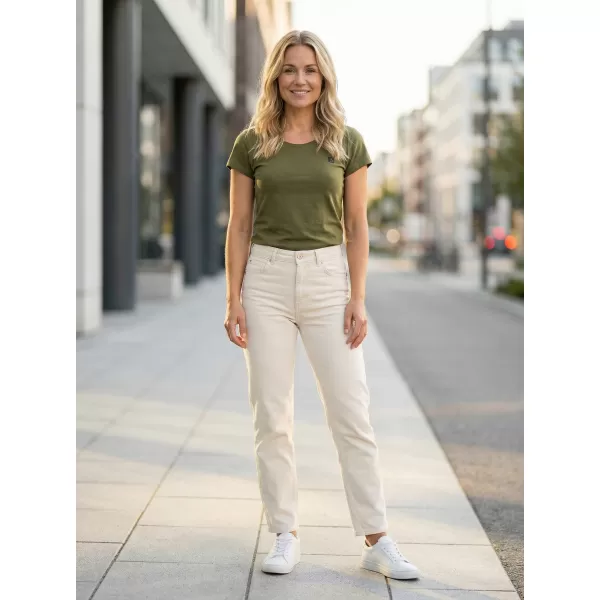  Dámske prémiové tričko ALTISPORT CARRYOVER ALW065154 AVOKÁDOVO ZELENÉ/ČIERNE 