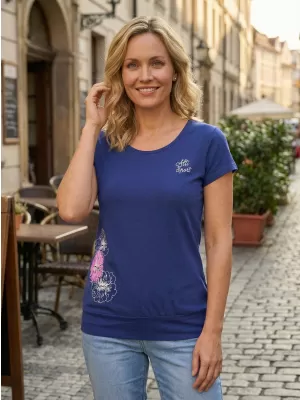 Dámske tričko ALTISPORT ALW106120 KRÁĽOVSKÁ MODRÁ