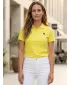 Dámske tričko s golierom ALTISPORT CARRYOVER ALW065210 CITRÓN