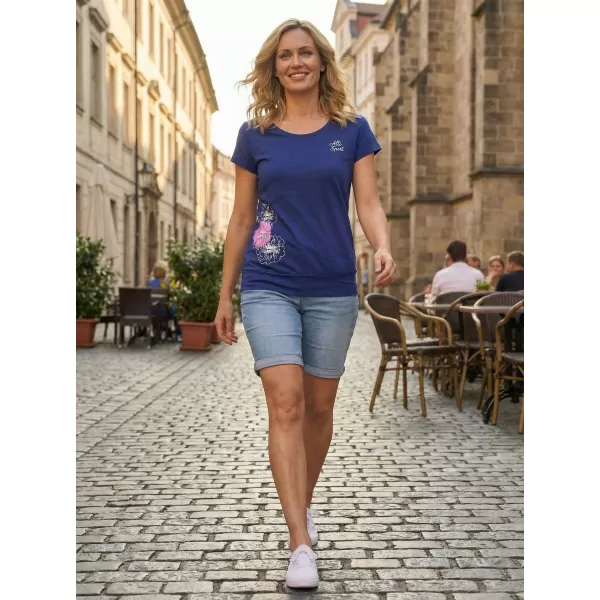  Dámske tričko ALTISPORT ALW106120 KRÁĽOVSKÁ MODRÁ 