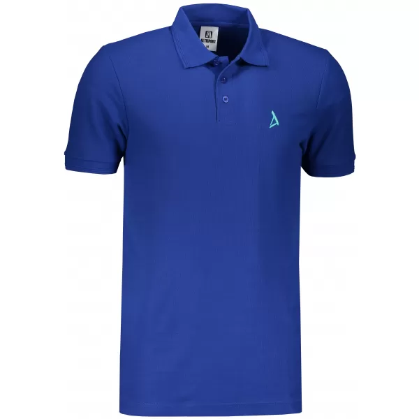  Prémiové pánske tričko s golierom ALTISPORT ALM002203 KRÁĽOVSKÁ MODRÁ 