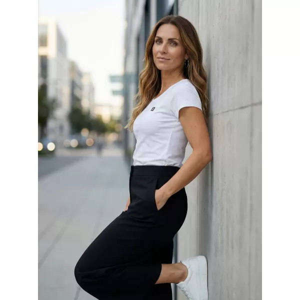  Dámske prémiové tričko ALTISPORT CARRYOVER ALW065154 ČIERNOBIELY 