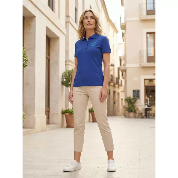  Dámske tričko s golierikom ALTISPORT ALW056210 KRÁĽOVSKÁ MODRÁ 