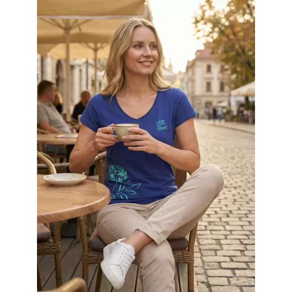  Dámske tričko ALTISPORT ALW108162 KRÁĽOVSKÁ MODRÁ 