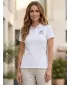 Dámske tričko s golierikom ALTISPORT ALW056210 BIELOČIERNÁ