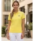 Dámske tričko s golierikom ALTISPORT ALW056210 CITRÓNOVÁ