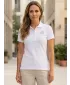 Dámske tričko s golierikom ALTISPORT ALW056210 BÍLOZLATÁ