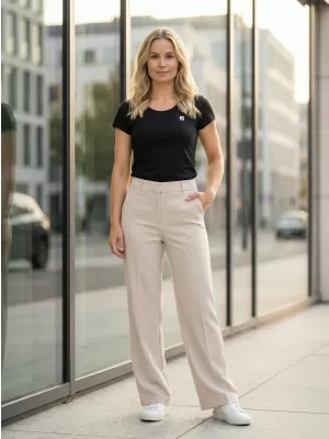 Dámske prémiové tričko ALTISPORT CARRYOVER ALW065154 ČIERNOBIELY