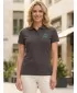 Dámske tričko s golierikom ALTISPORT ALW056210 EBONY GREY / MODRÁ