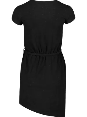 Dámske šaty NORDBLANC RIBBON NBSLD7409 ČIERNY MELIER