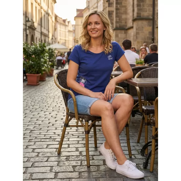  Dámske tričko ALTISPORT ALW106120 KRÁĽOVSKÁ MODRÁ 