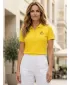 Dámske tričko s golierikom ALTISPORT ALW056210 ŽLTÁ
