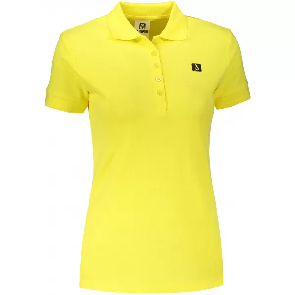  Dámske tričko s golierom ALTISPORT CARRYOVER ALW065210 CITRÓN 