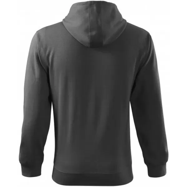  Pánska mikina MALFINI TRENDY ZIPPER 410 OCEĽOVO ŠEDÁ 