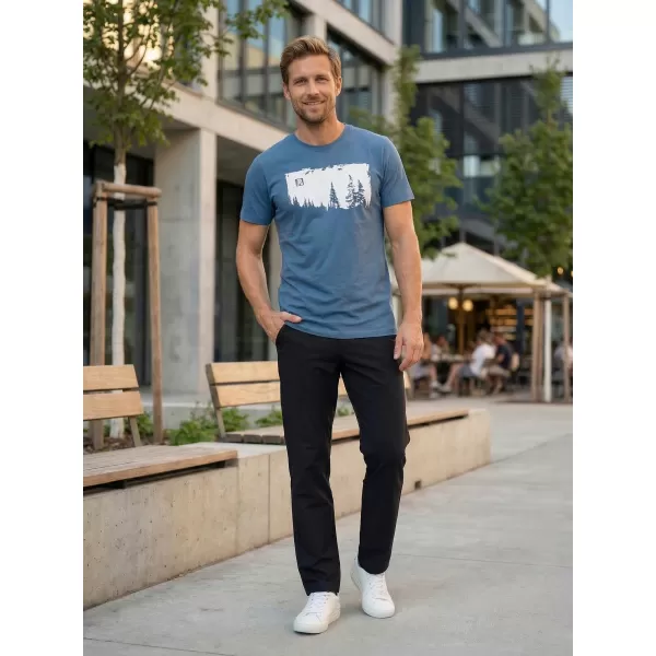  Pánske tričko ALTISPORT CARRYOVER ALM111129 DENIM 