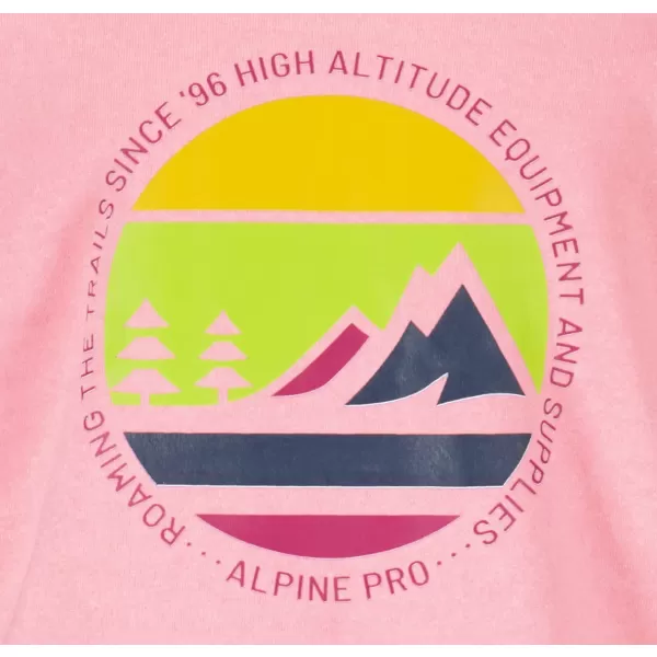  Detská mikina ALPINE PRO RONDO KSWU168 FIALOVÁ 