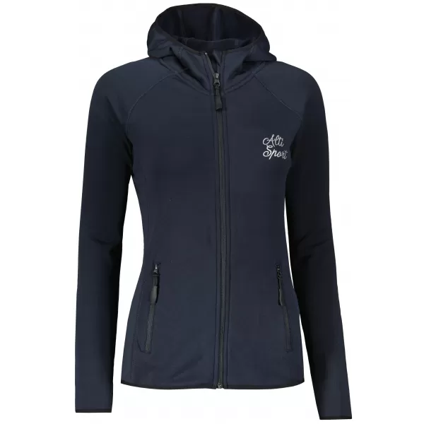  Dámska prémiová mikina ALTISPORT ALW056418 NÁMORNÍCKA MODRÁ 