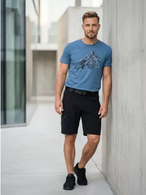 Pánské triko ALTISPORT CARRYOVER ALM115129 DENIM