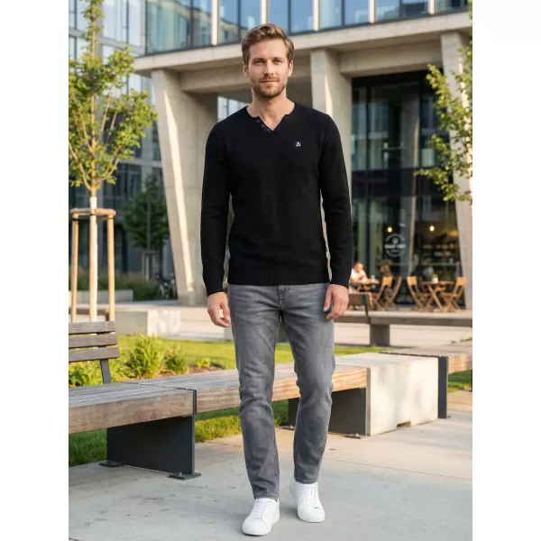  Pánsky sveter ALTISPORT SWEK MPLU108 ČIERNA 