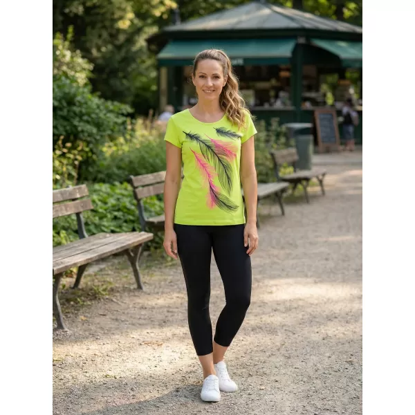  Dámske tričko ALTISPORT CARRYOVER ALW112122 VÁPNO 