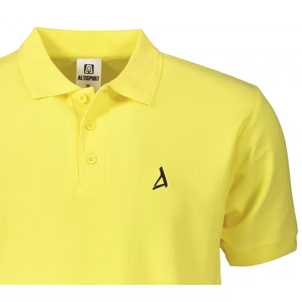  Prémiové pánske tričko s golierom ALTISPORT ALM002203 CITRÓN 