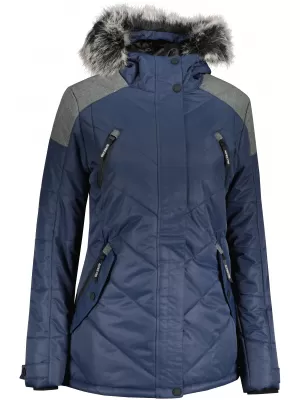 Dámska zimná bunda ALPINE PRO ICYBA 7 LJCU456 TMAVO MODRÁ