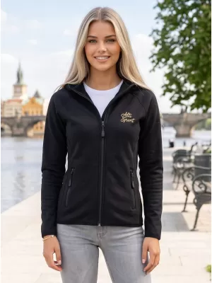 Dámska prémiová mikina ALTISPORT ALW056418 ČIERNA